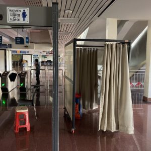 Separate Frisking Booth For Women